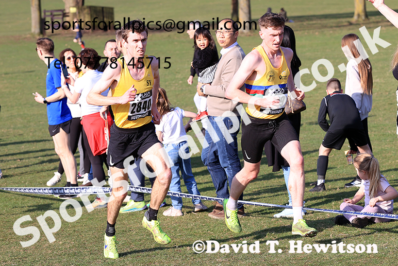 Senior mens 2025 UK CAU Inter Counties Cross Country Champs., Wollaton Park, Nottingham. Photo: David T. Hewitson/Sports for All Pics